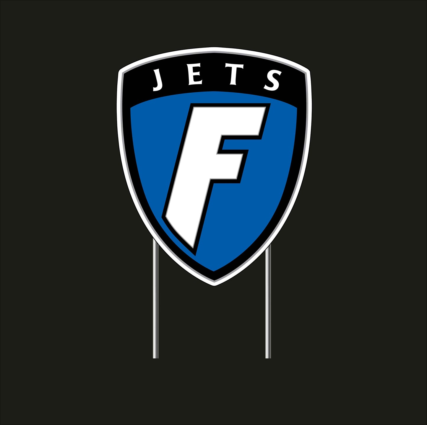 Fairlawn Jets Logo Yard Sign