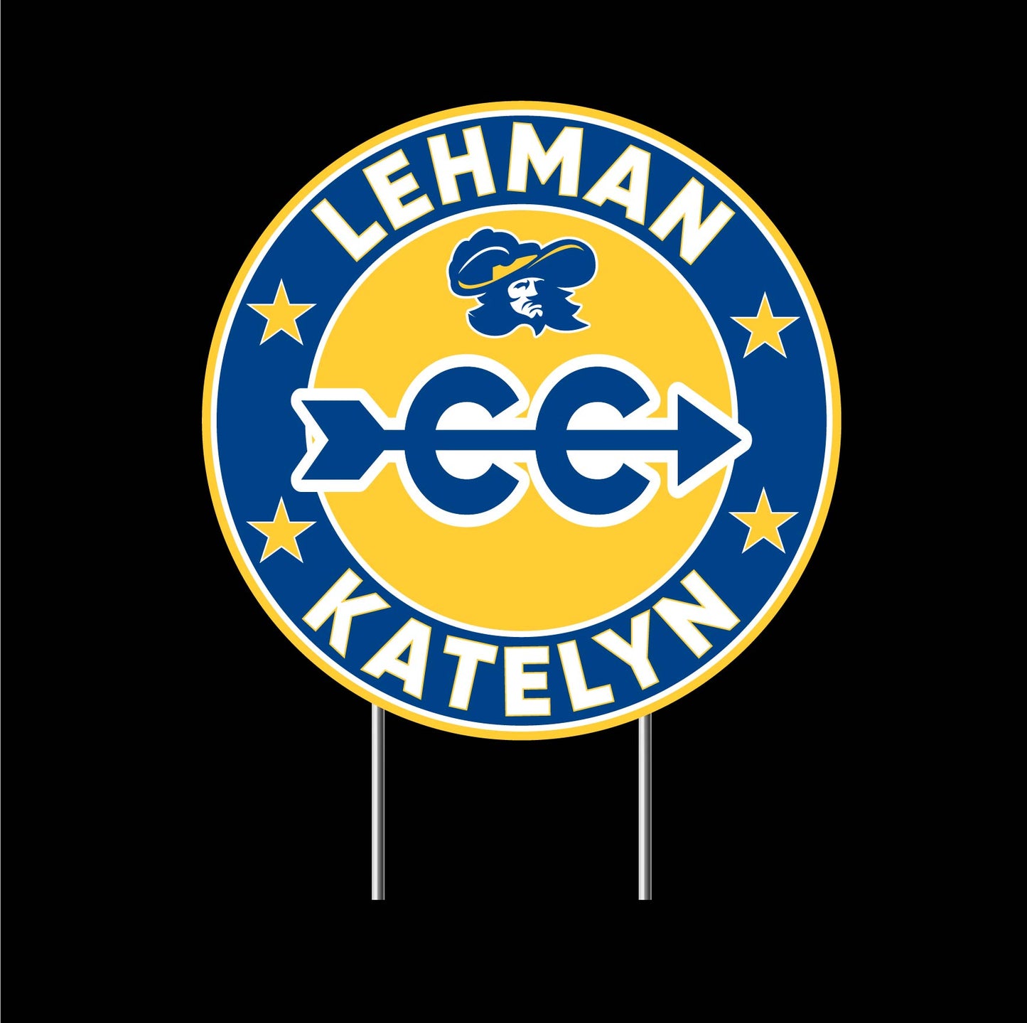 LEHMAN Cross Country Yard Sign