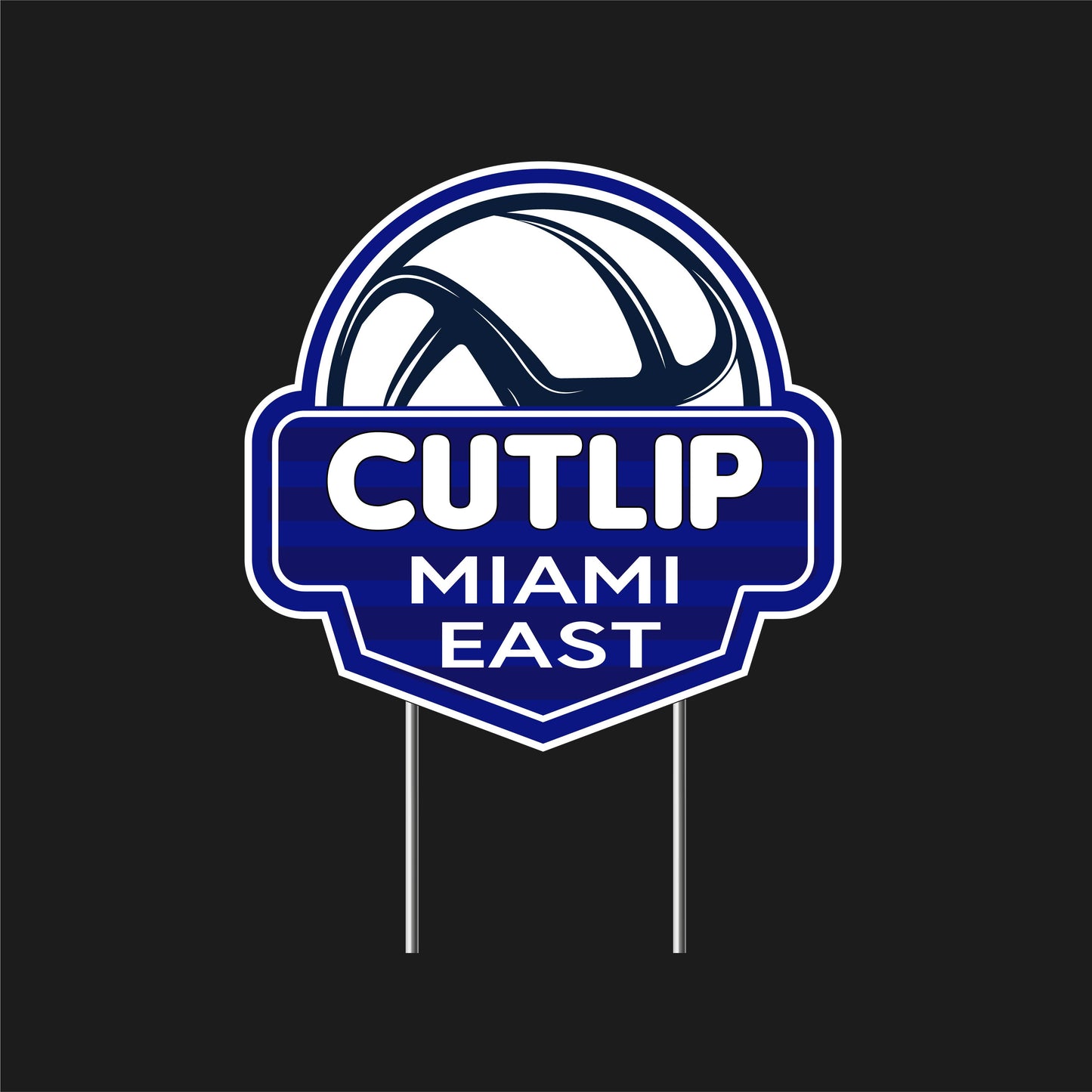 MIAMI EAST Volleyball Yard Sign