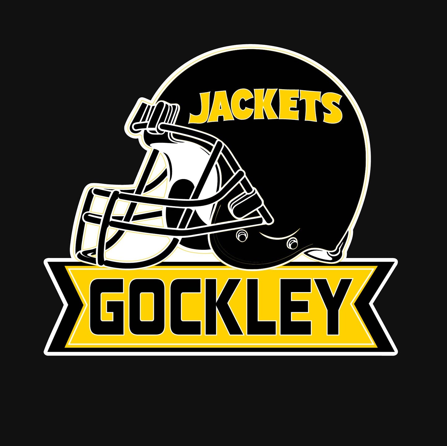 Sidney Yellow Jackets Football Yard Sign