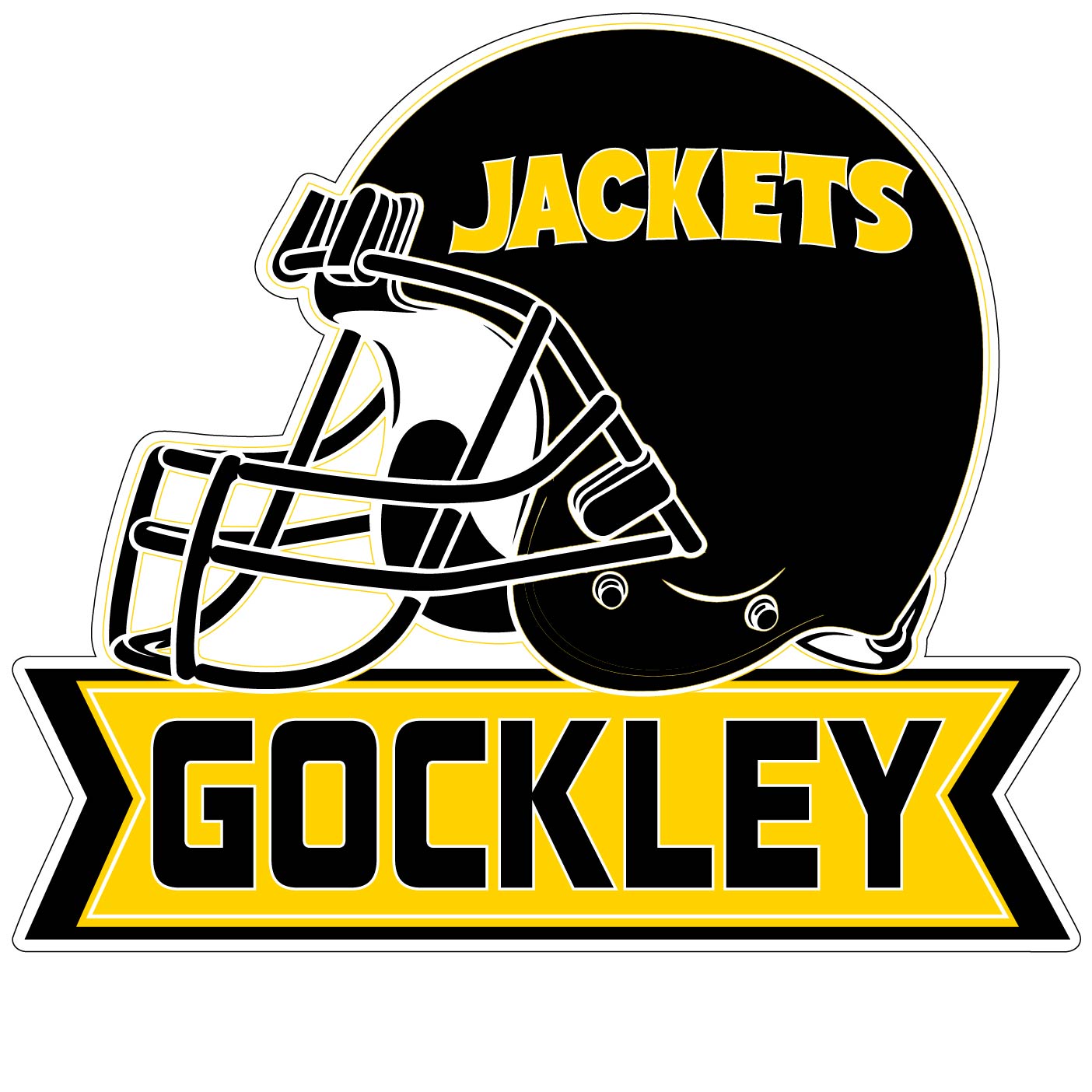 Sidney Yellow Jackets Football Yard Sign