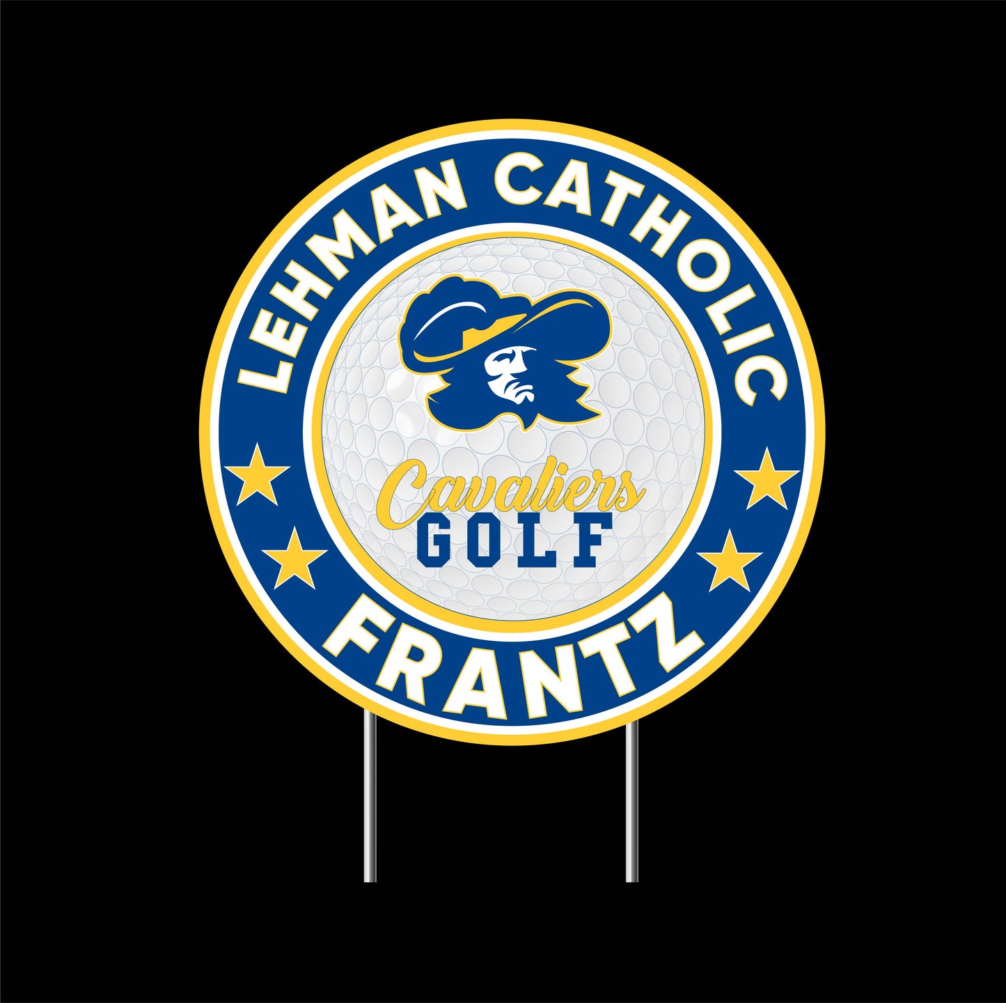 LEHMAN Golf Yard Sign