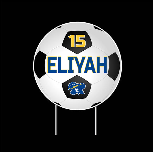 LEHMAN Soccer Yard Sign