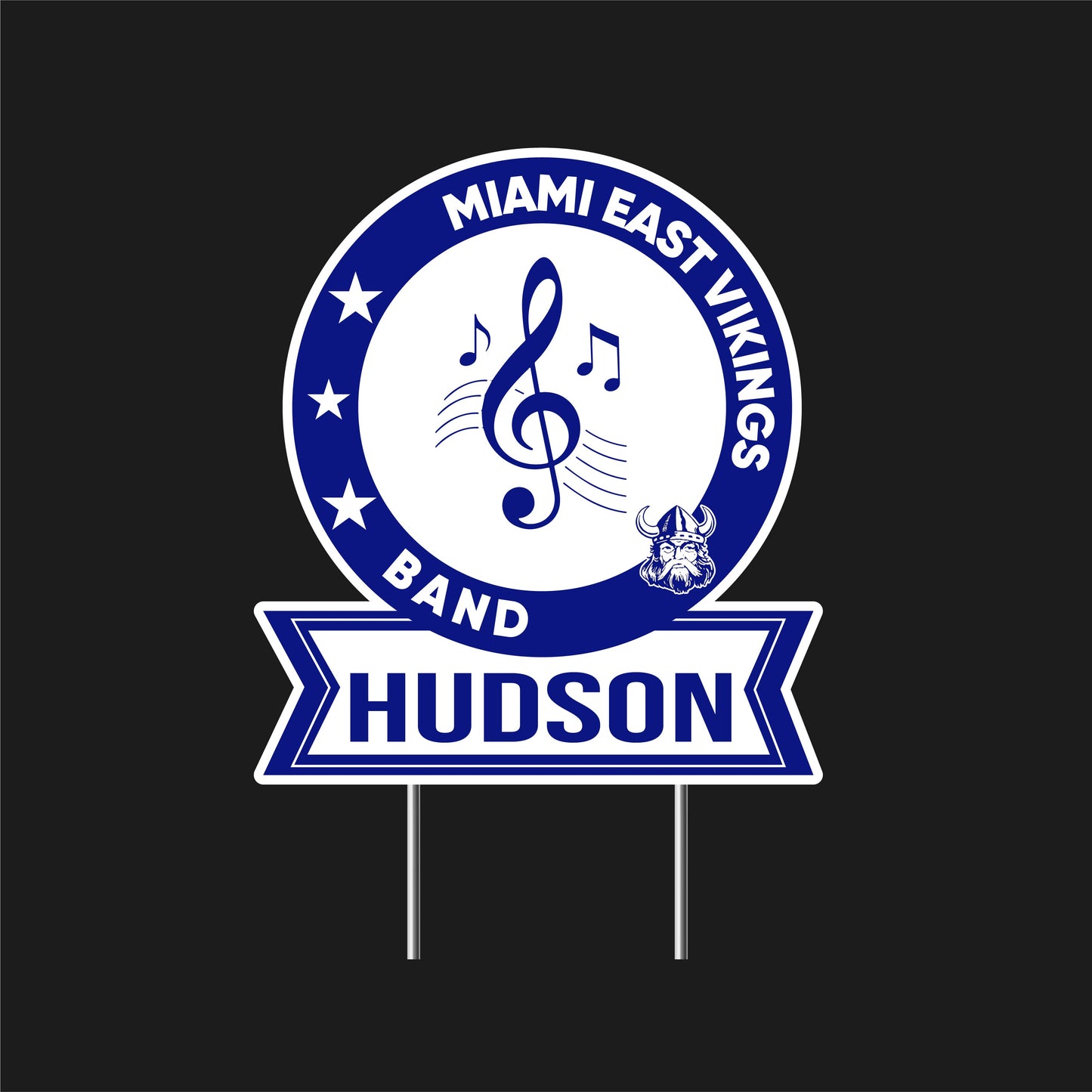 MIAMI EAST Band Yard Sign