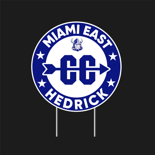 MIAMI EAST Cross Country Yard Sign