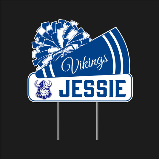 MIAMI EAST Cheerleading Yard Sign