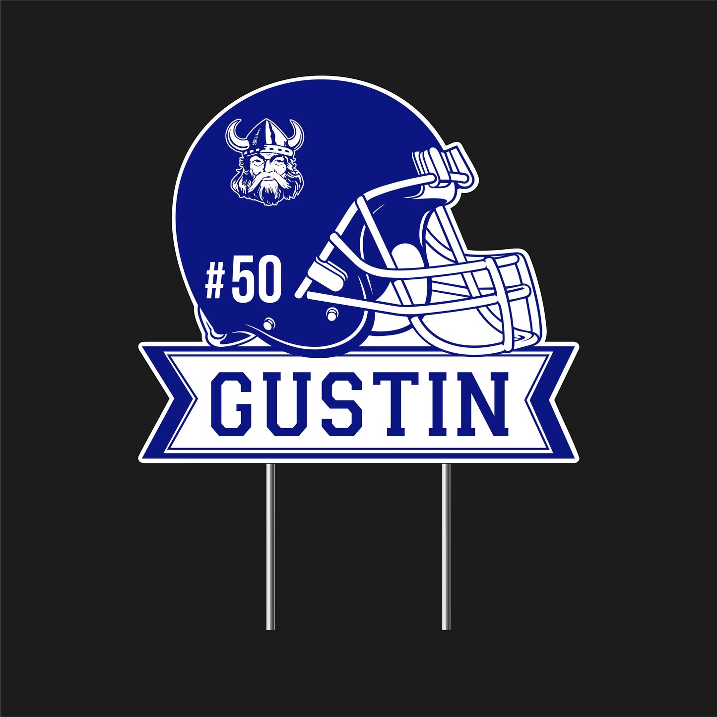 MIAMI EAST Football Yard Sign