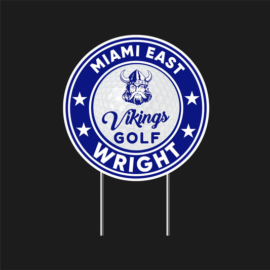 MIAMI EAST Golf Yard Sign