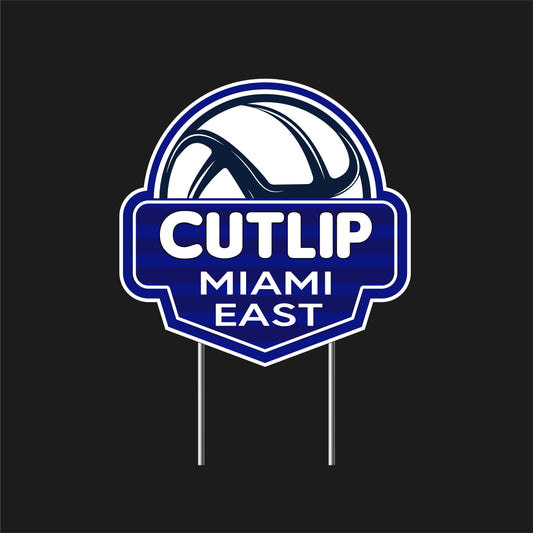 MIAMI EAST Volleyball Yard Sign